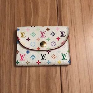Authentic Louis Vuitton Multicolore card holder